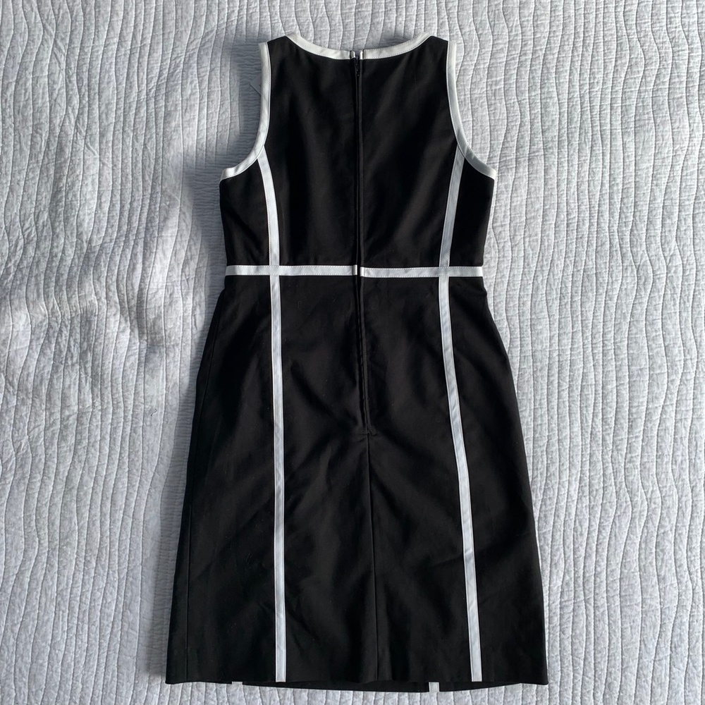 Michael Michael Kors Sleeveless Lined Black & White Dress NWT Size 2P #0365